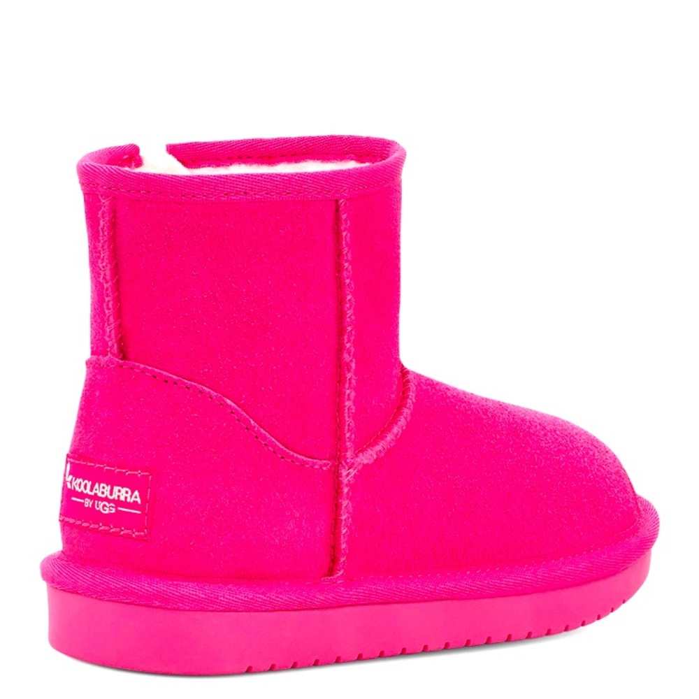 UGG Koolaburra Fuchsia Suede Boots big girls size 5 (fits lady 6.5/7)-NEW In Box